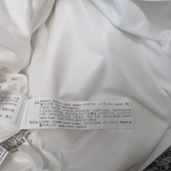 Zara White Cross Back Dress - Picture 8 of 10